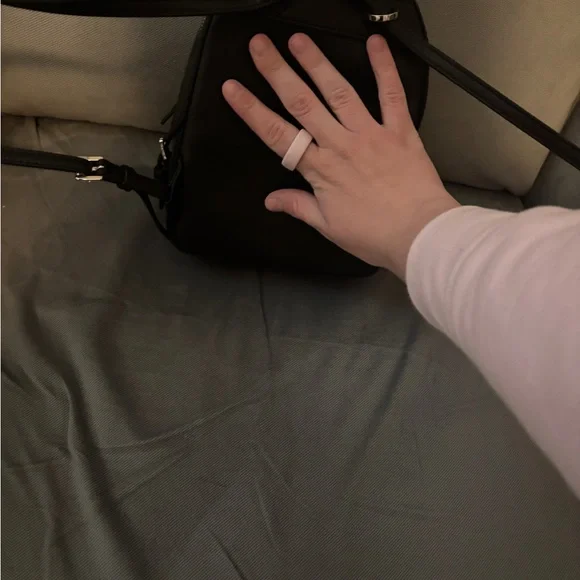 Michael Kors Black Pebbled Leather Backpack - Picture 3 of 3